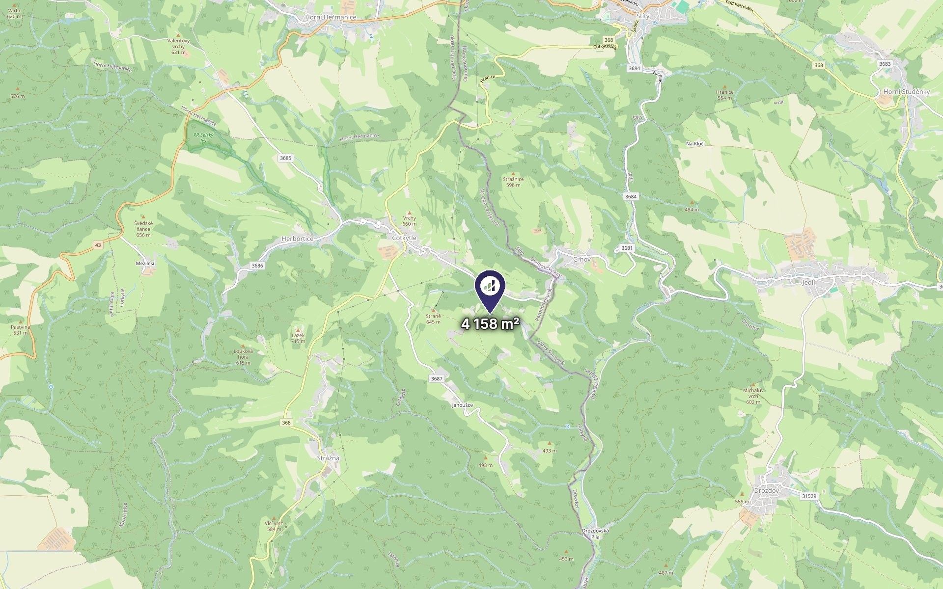 Louka · 1 429 m² · Cotkytle - 3