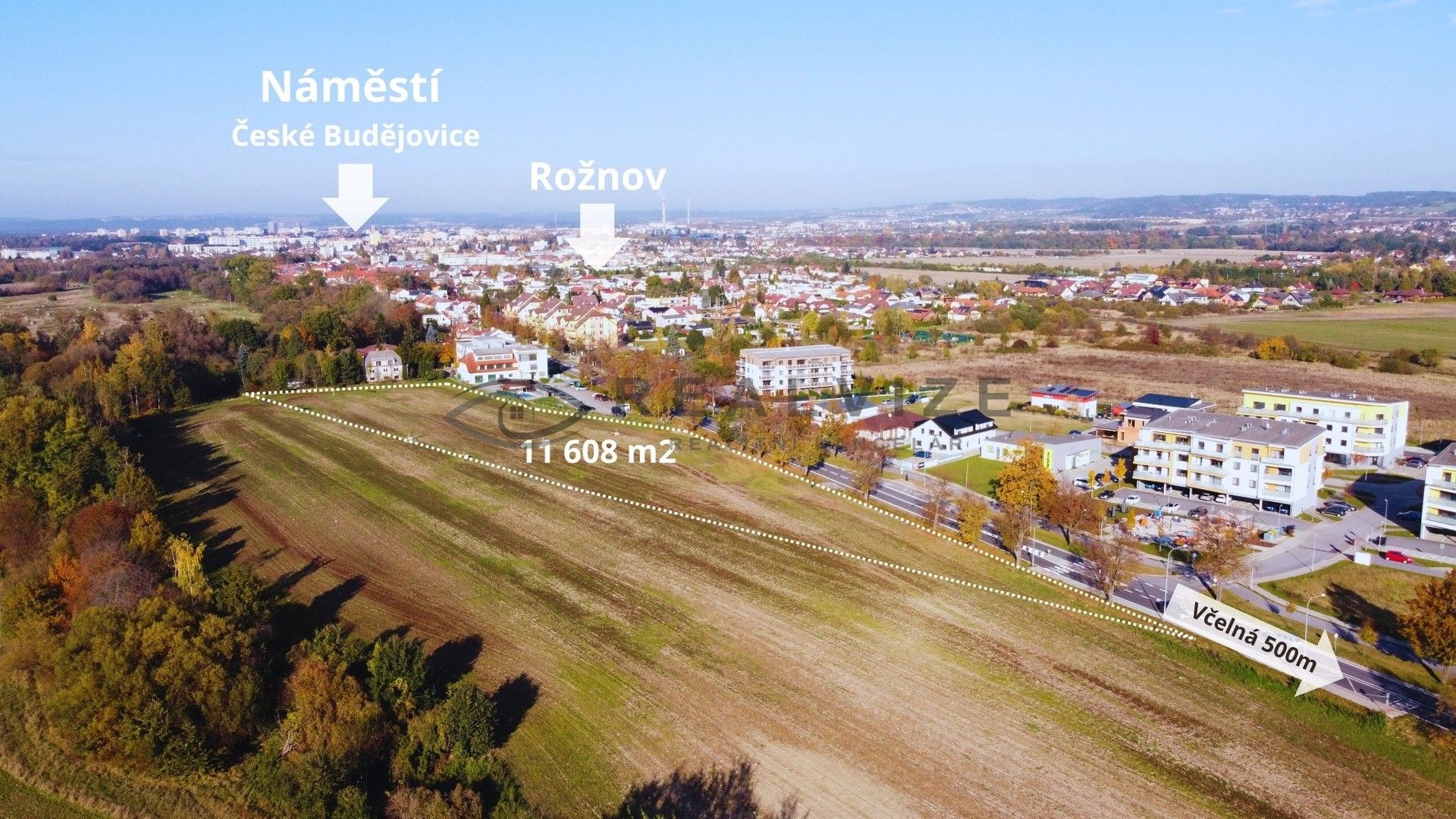 Pozemky pro bydlení, Lidická tř., České Budějovice