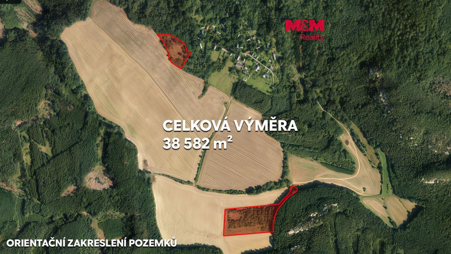 Zemědělský pozemek, 38 582 m²