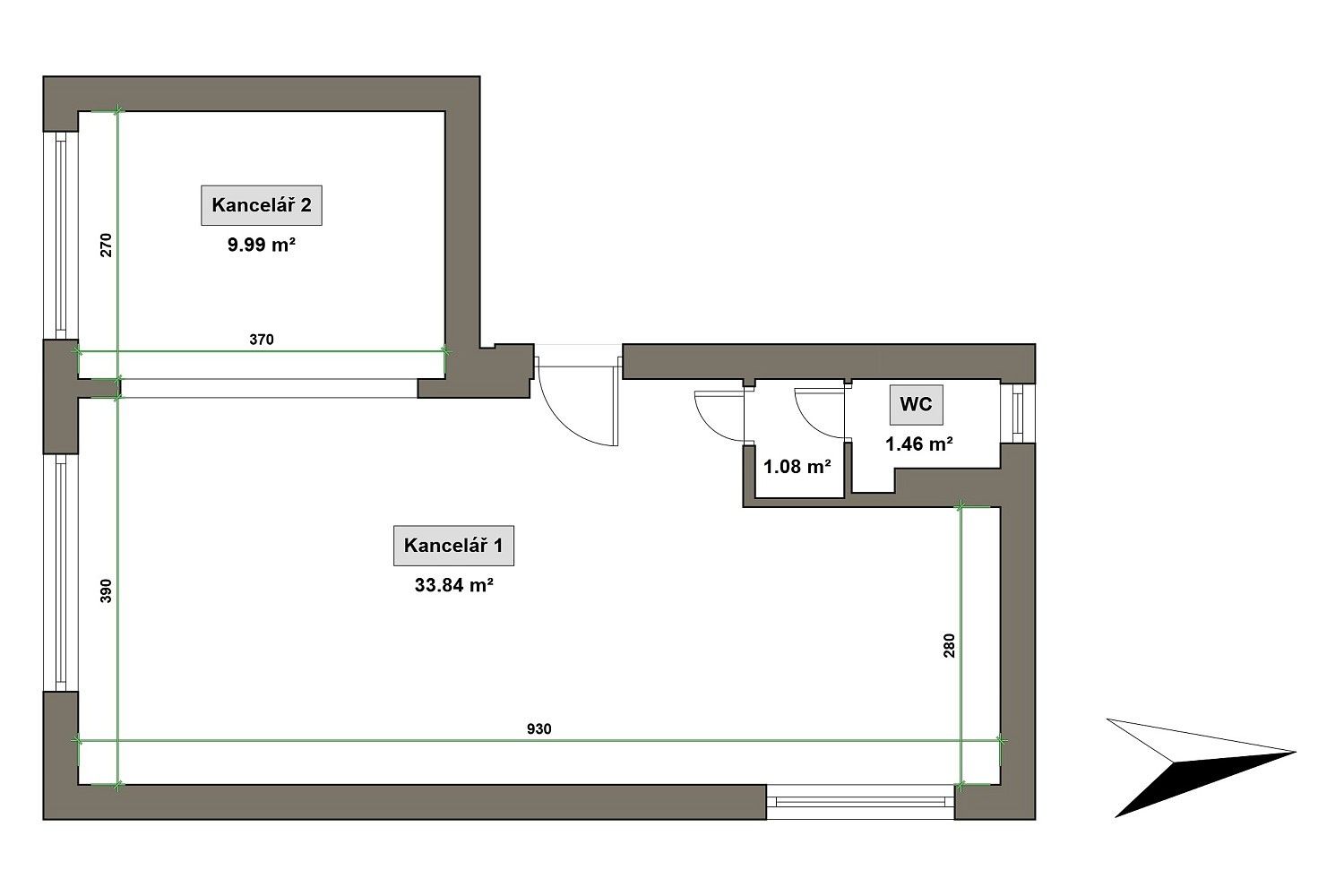 Kancelář · 44 m² · Zlín, Zlínský kraj - 3
