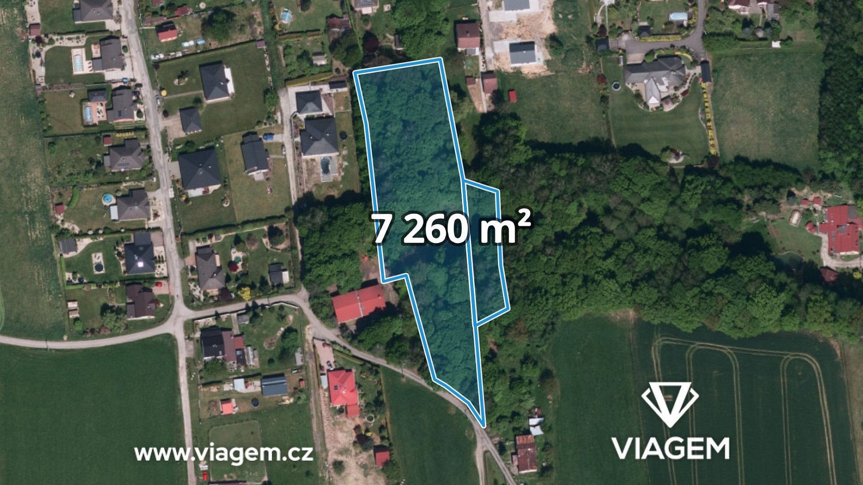 Zahrada, 7 260 m²