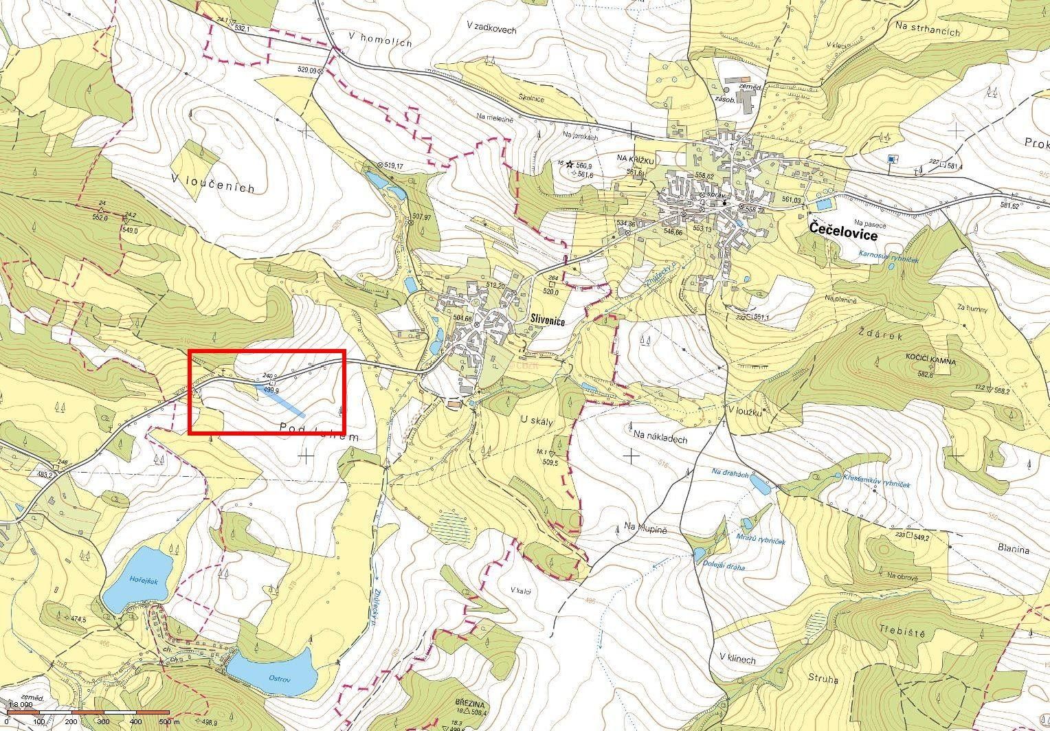 Zahrada · 2 846 m² · Slivonice, Velký Bor - 4