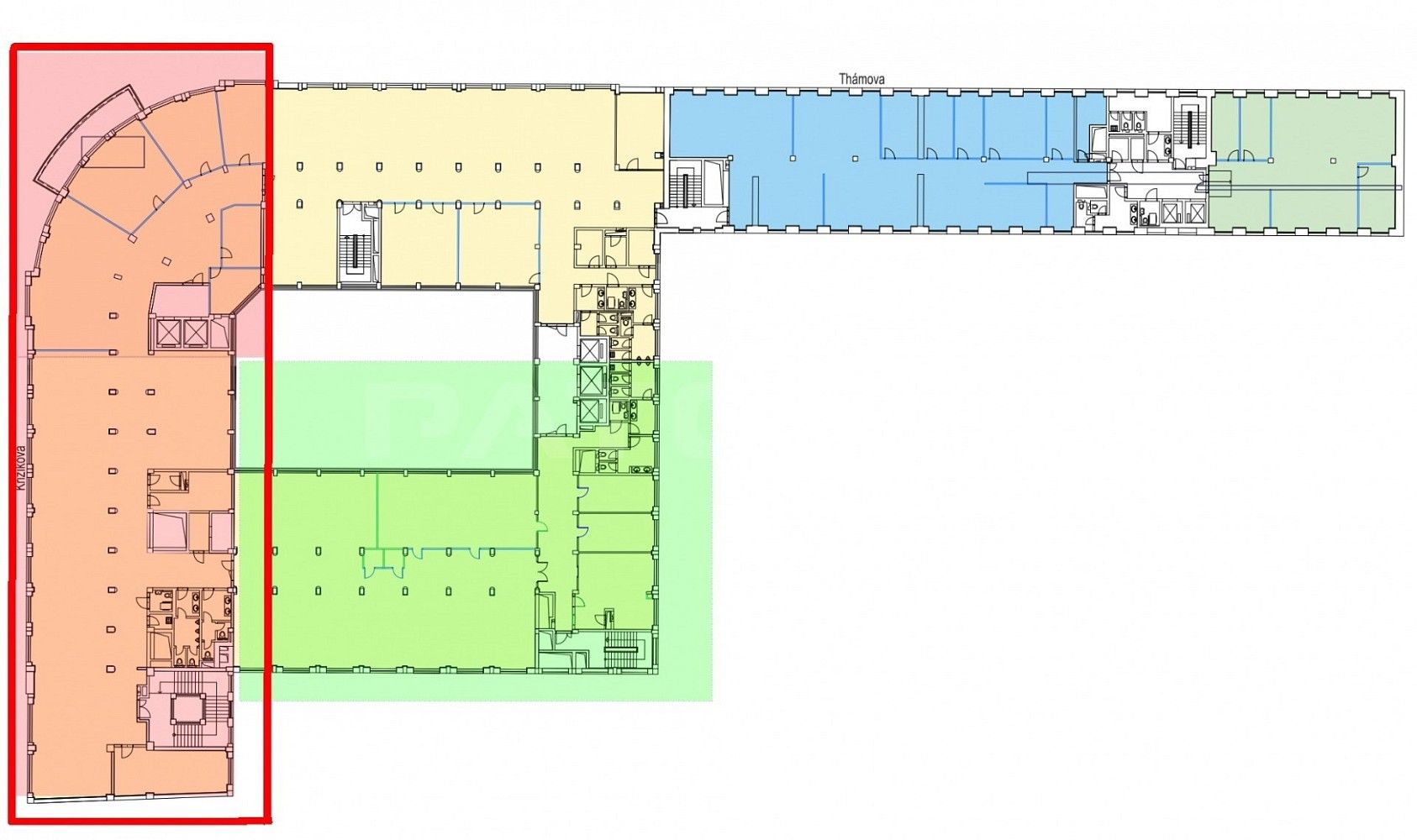 Kancelář · 829 m² · Thámova, Praha 8 - Karlín - 3
