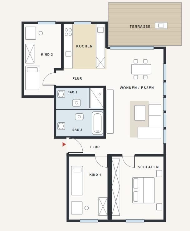 4+1, , Hessen, 92 m² - 2