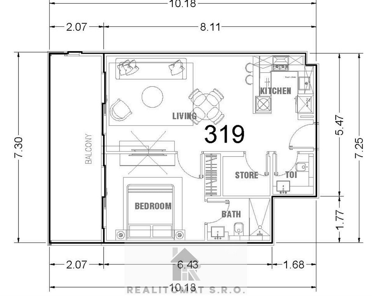 Byt 2+kk · 56 m² · Praha - Nové Město, okres Praha 1, Hlavní město Praha - 4
