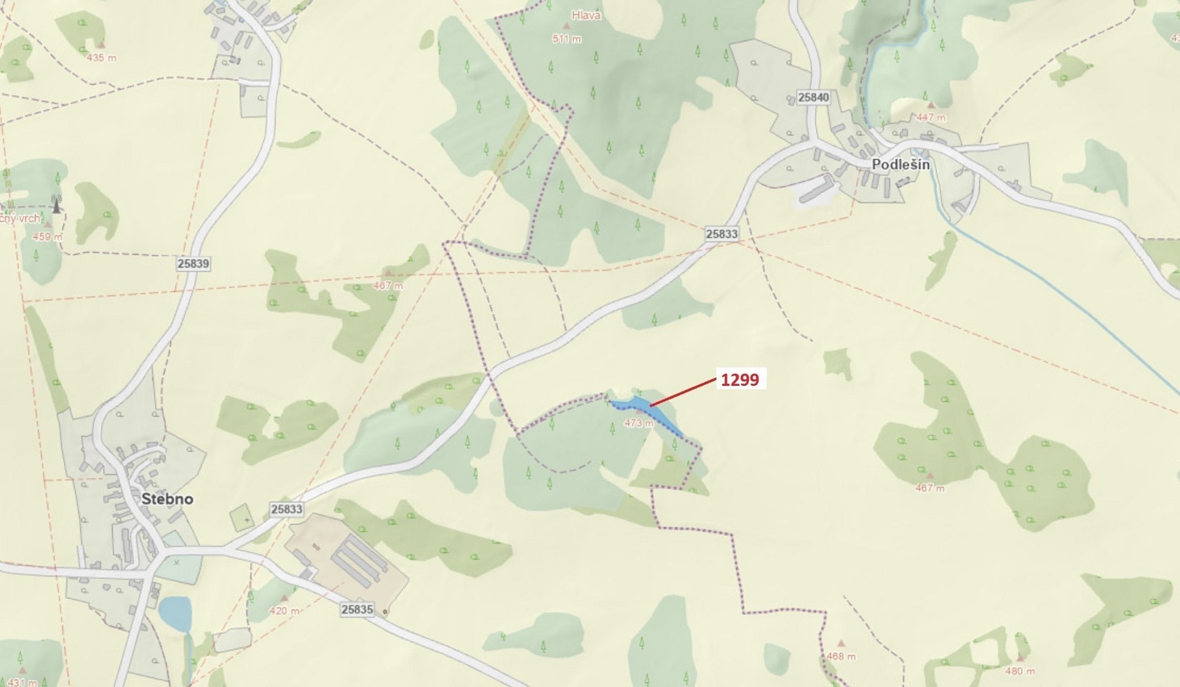 Les, 2 275 m²