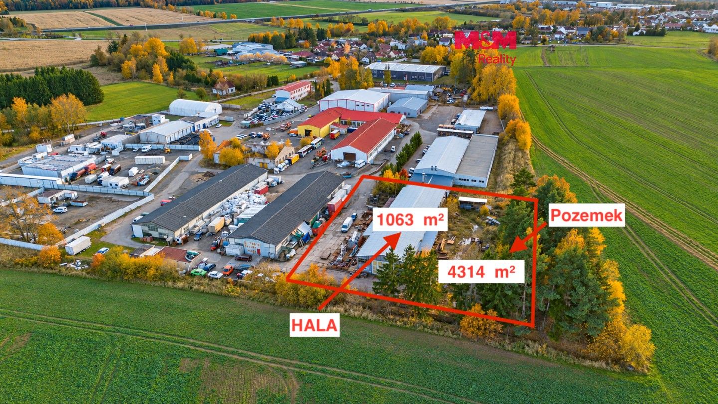 Výrobní prostory, Lišov, 5 377 m² - 1