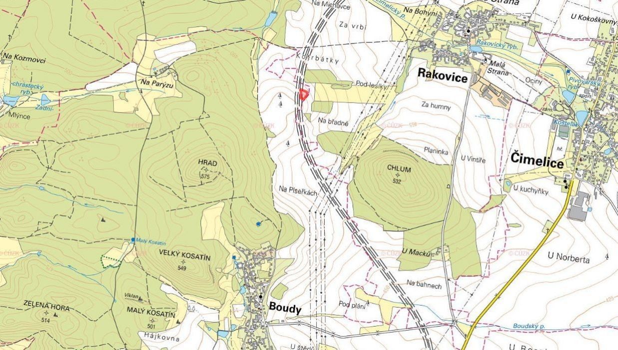 Prodej zemědělský pozemek - Boudy