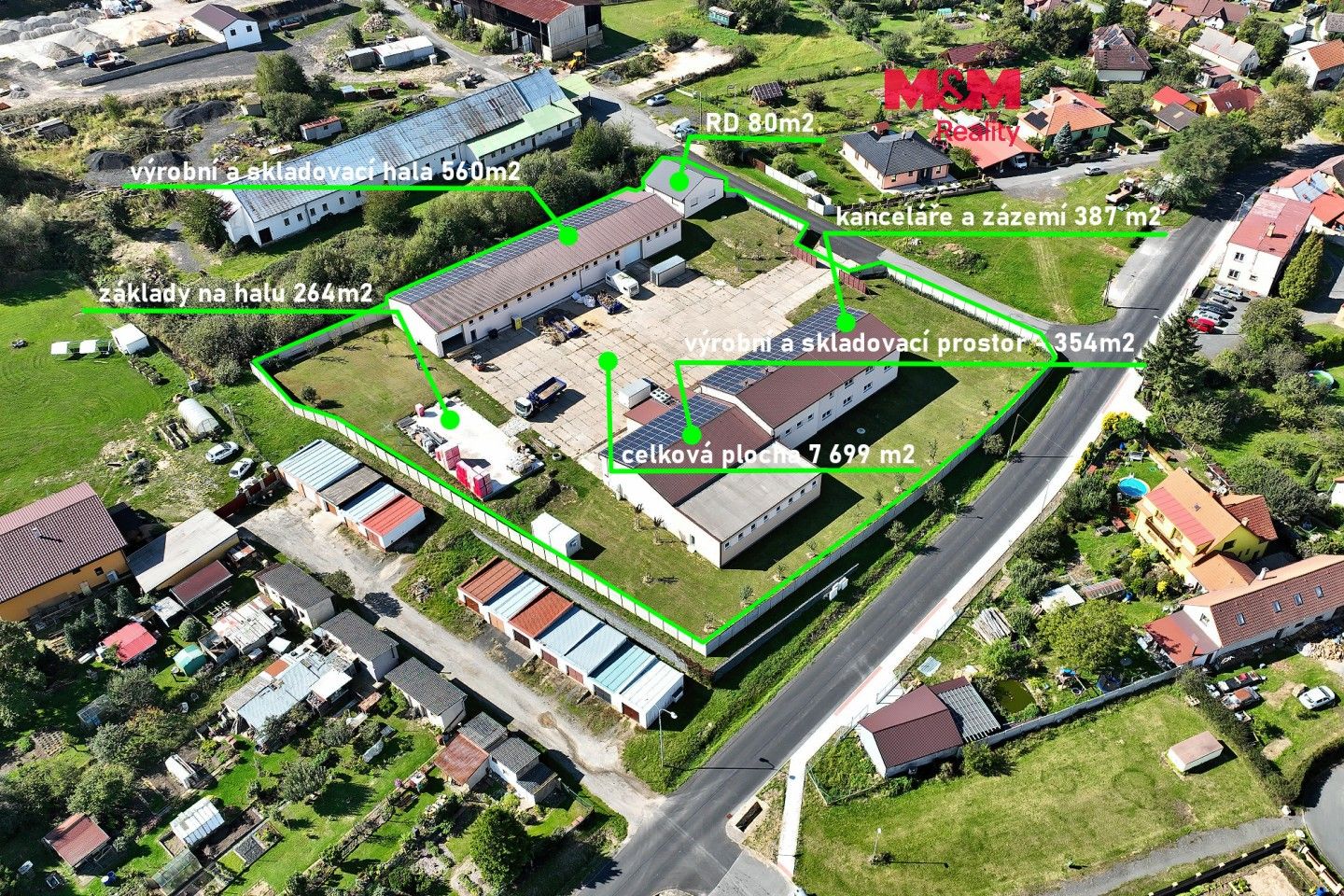 Obchodní prostory, Zbraslavice, 1 381 m² - 1