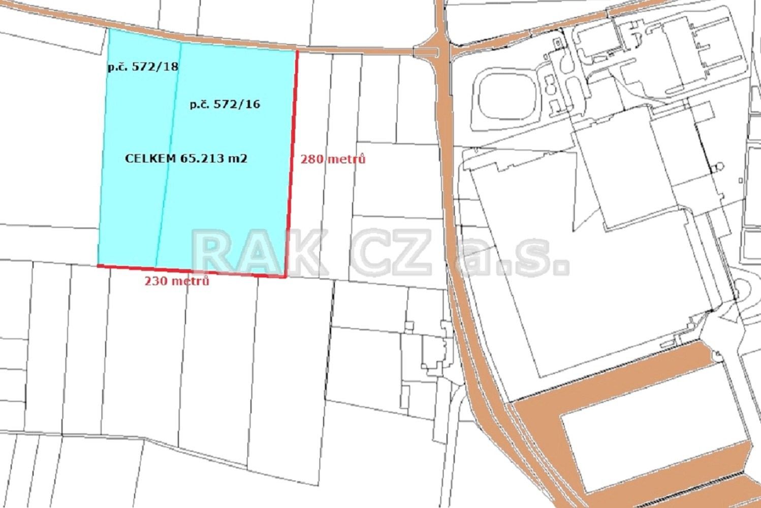 Zemědělský pozemek · 65 213 m² · Zdibsko, Klecany - 3