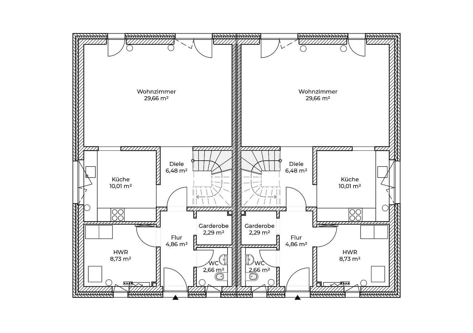 Rodinné domy, , Dolní Sasko, 118 m² - 1
