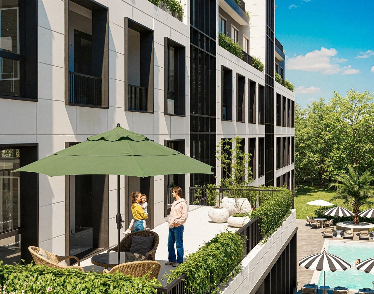 1+kk, Golem, Tirana, Albánie, 32 m² - 1