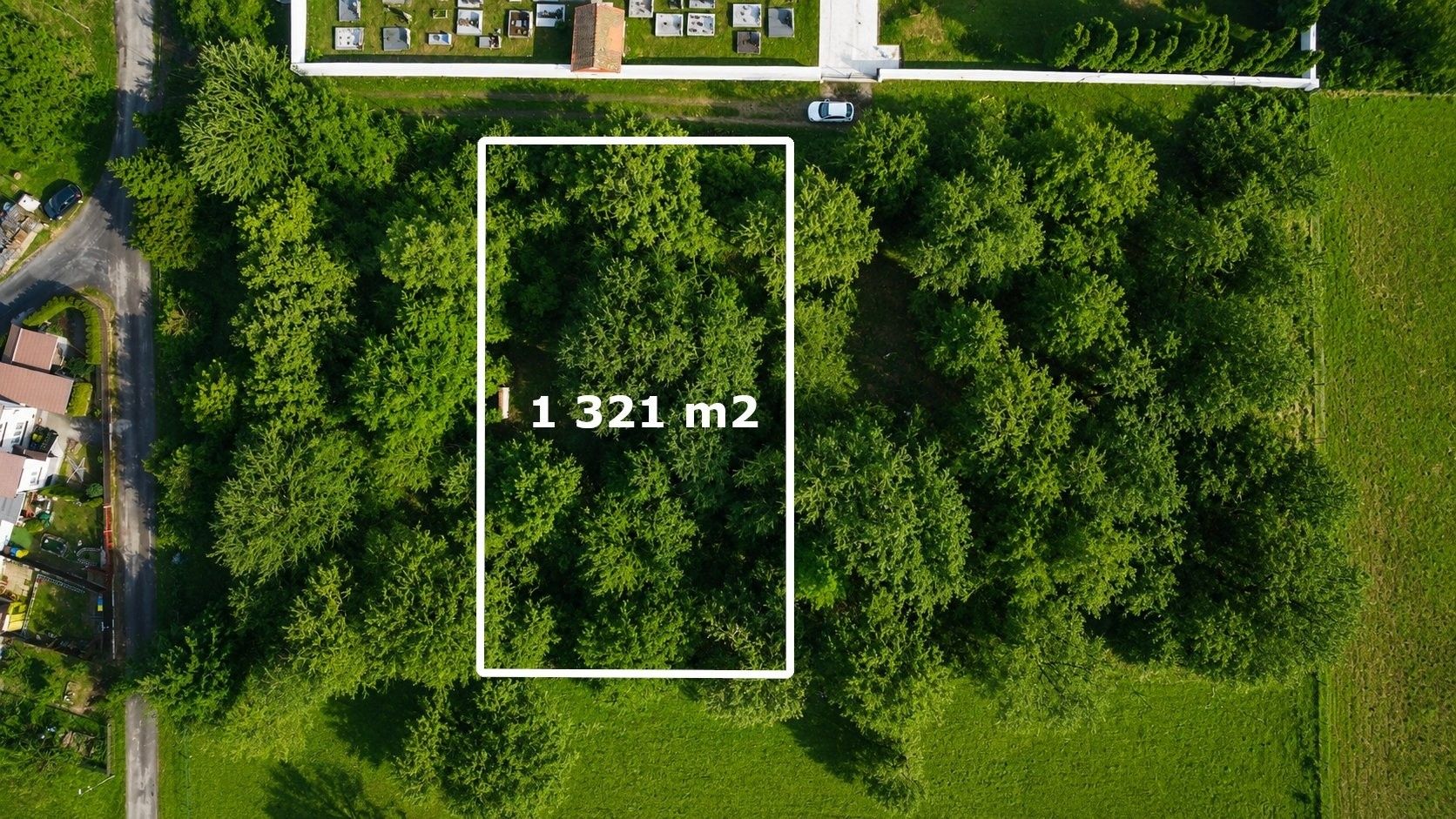 Pozemek pro bydlení, 1 321 m²