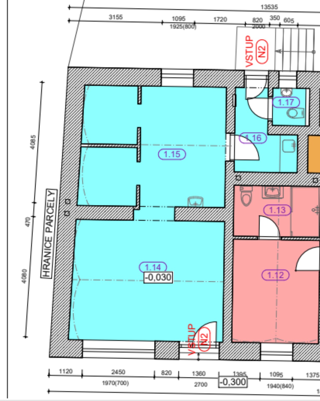 Kanceláře, Kmochova 78, Kolín, 46,8 m² - 1