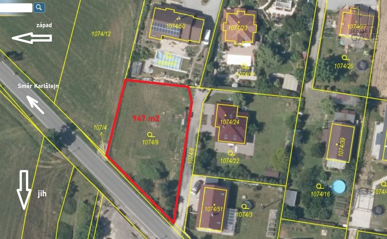 Pozemek pro bydlení, 947 m²