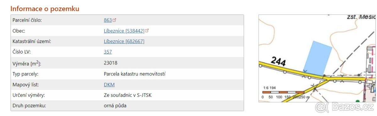 Prodej pozemek pro bydlení - Mratín, 250 63