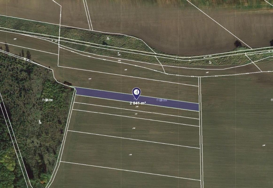 Zemědělské pozemky, Čistá, 1 421 m²