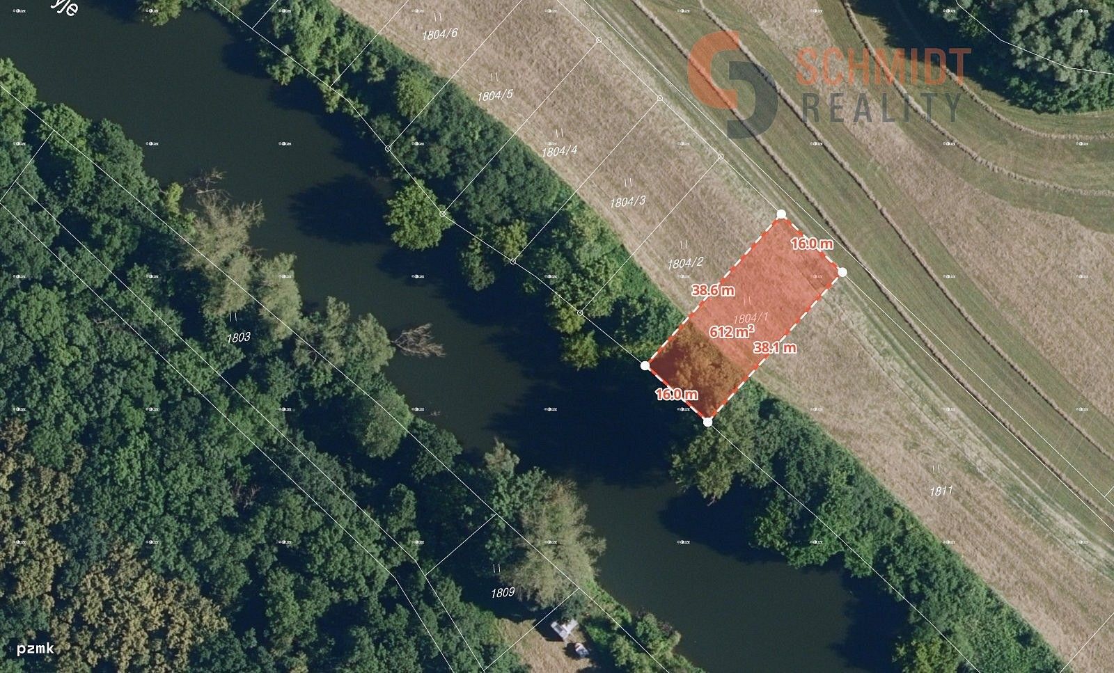 Pozemek, 612 m²