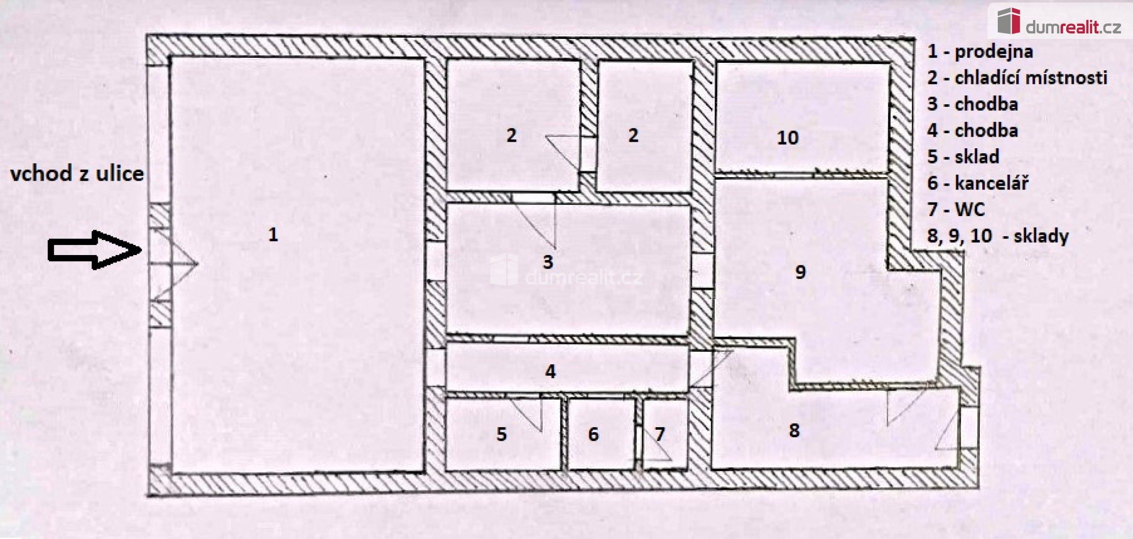 Pronájem obchodní prostory - Blanická, Vlašim, 145 m²