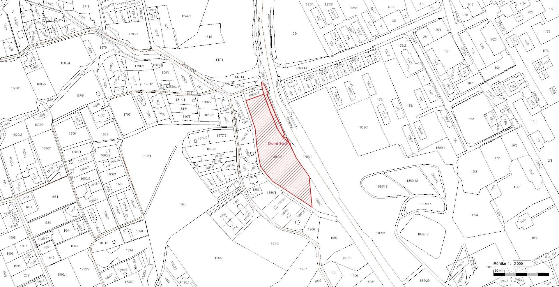 Prodej pozemek - Orlovská, Havířov