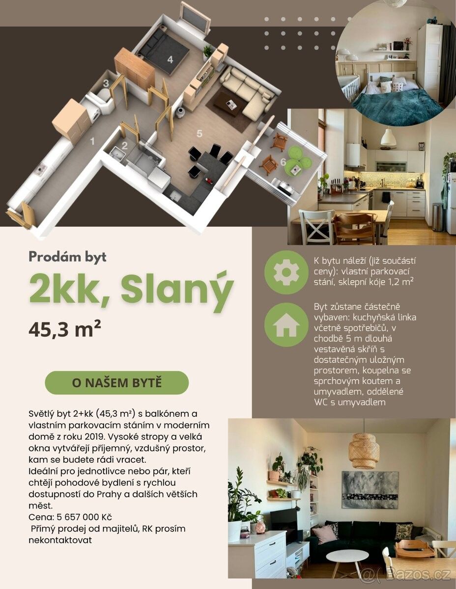 Byty, Slaný, 274 01