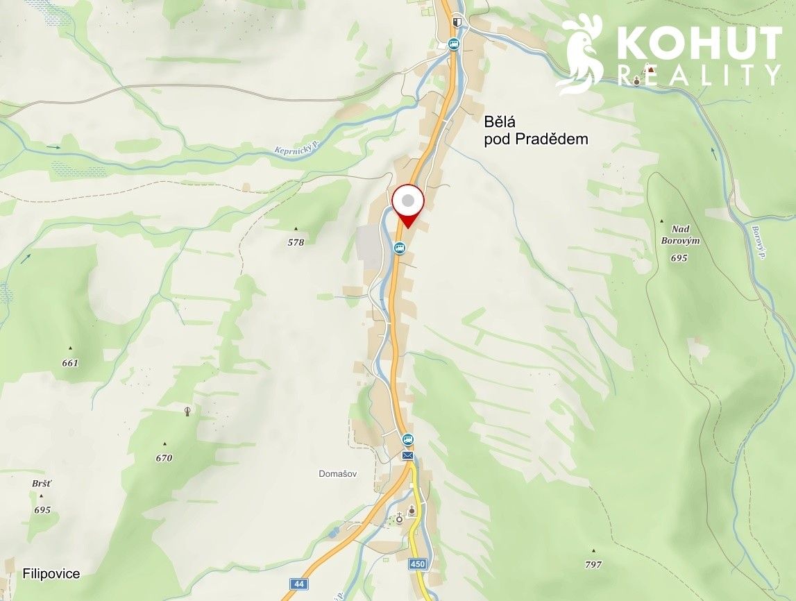 Pozemek pro bydlení · Bělá pod Pradědem Domašov - 4