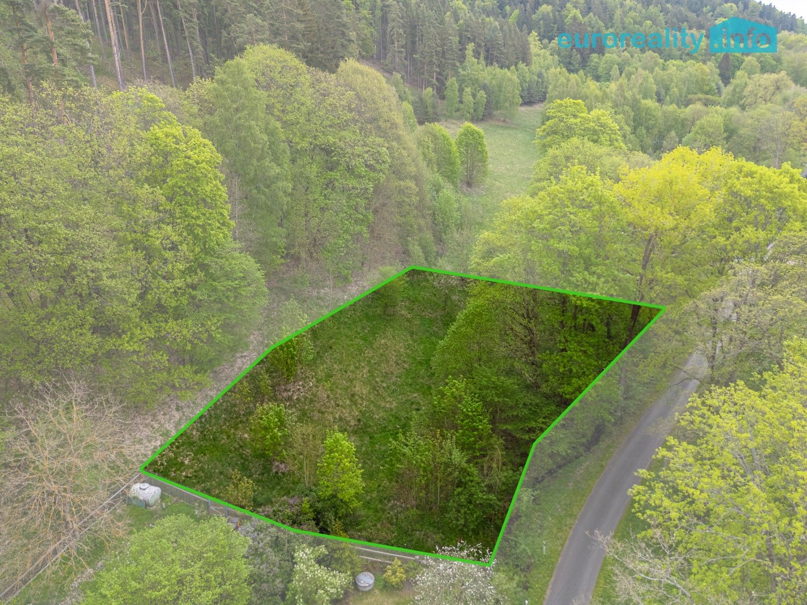 Stavební pozemek, Dolní Žandov – pohled 2