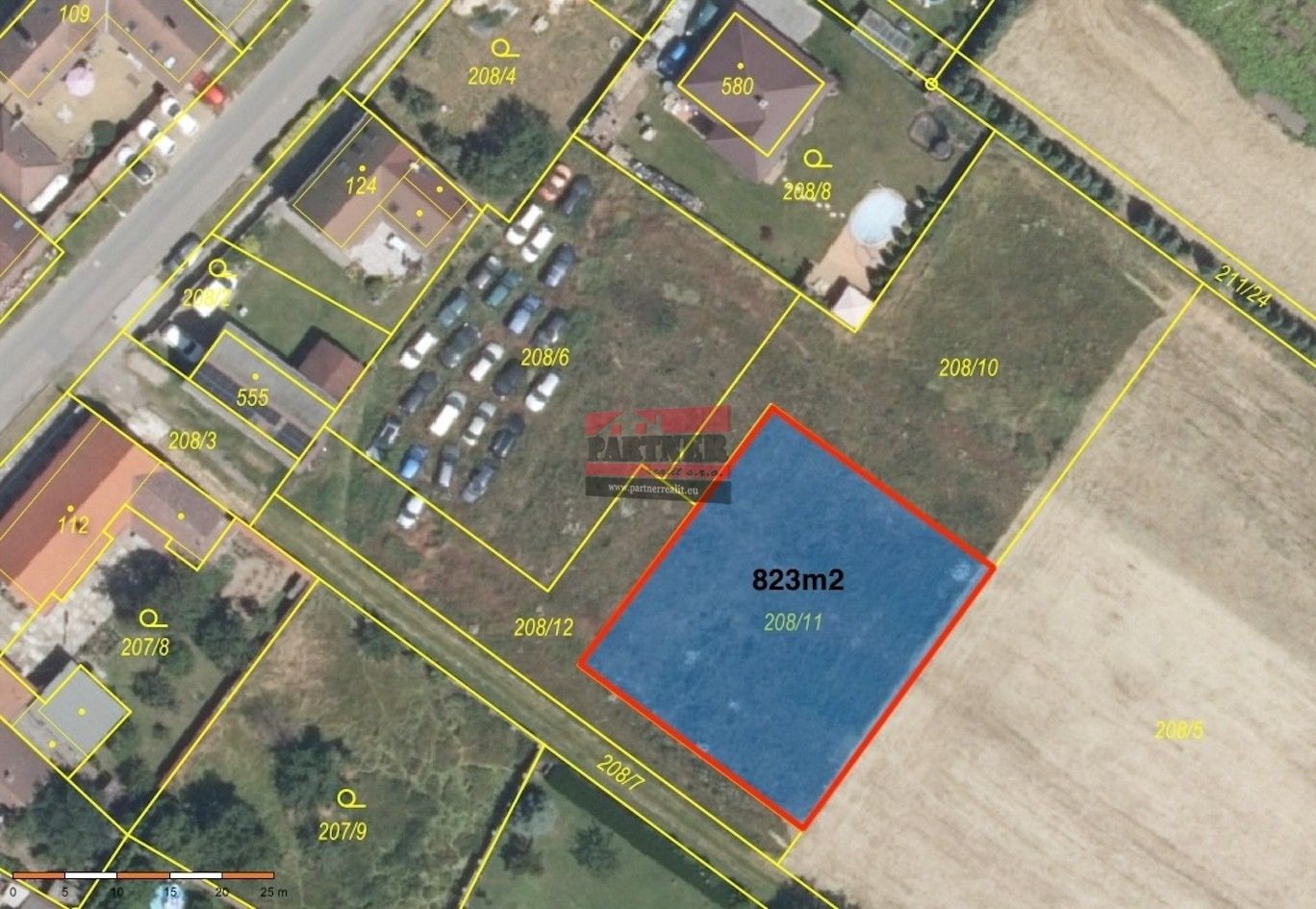 Pozemek pro bydlení, 823 m²