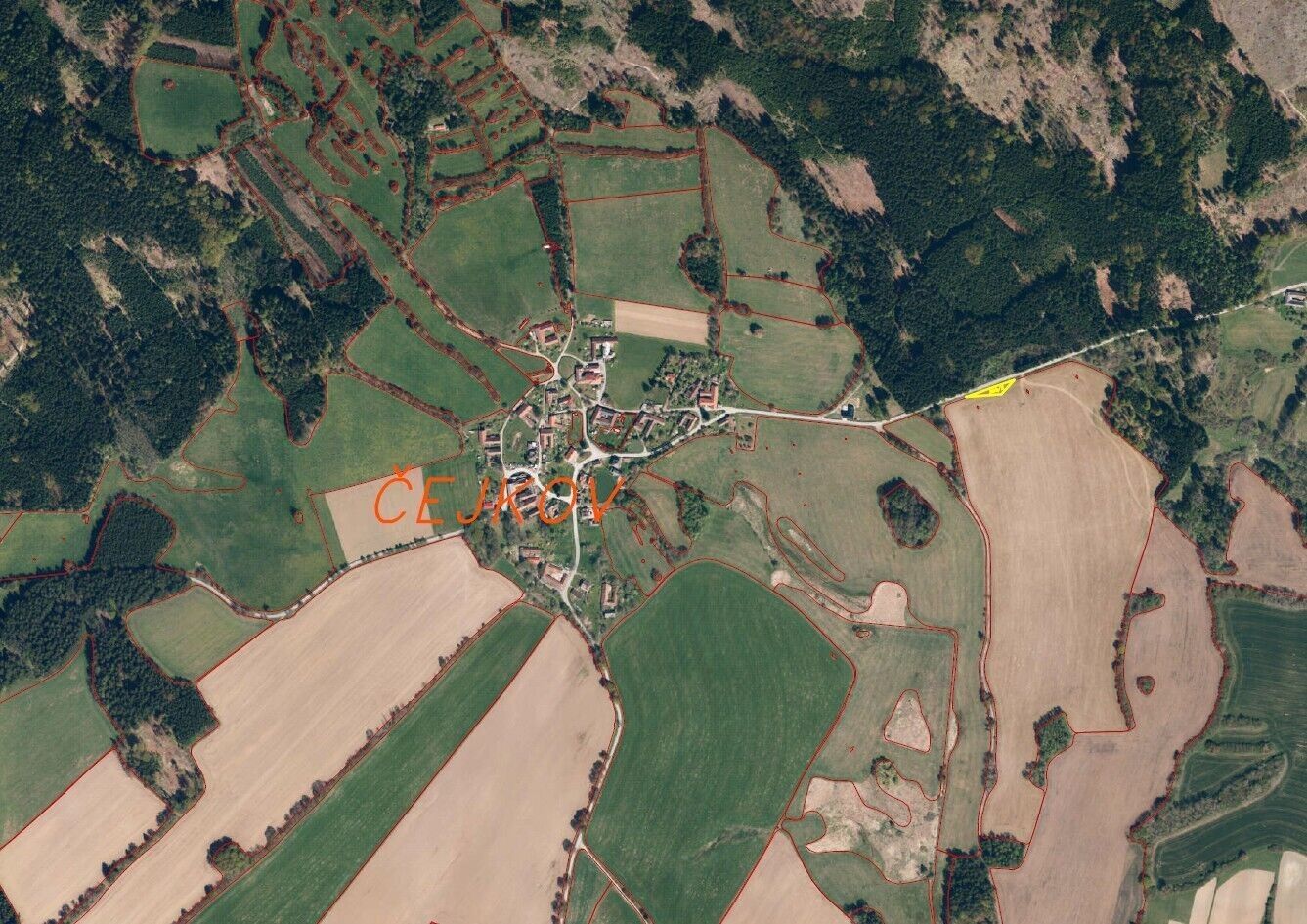 Prodej pozemek - Nový Rychnov Čejkov, 590 m² - 2