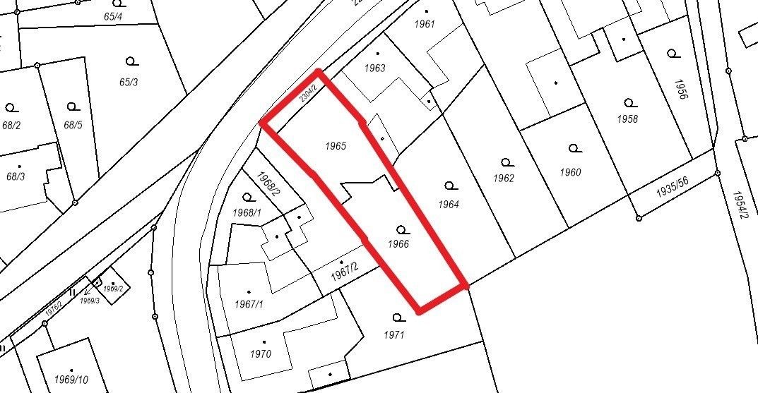 Pozemky pro bydlení, Velká Bystřice, 656 m²