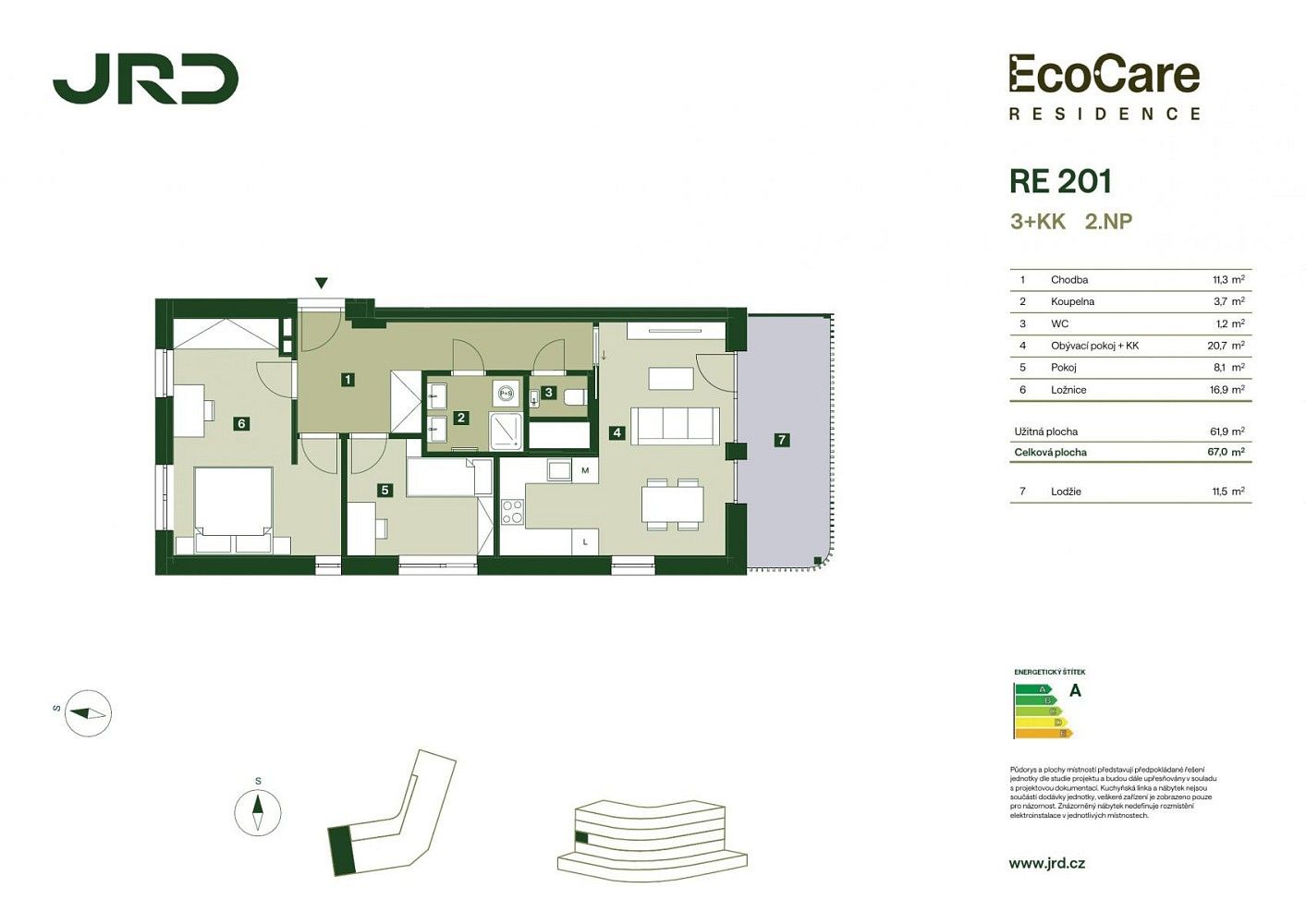 3+kk, Dolnoměcholupská, Praha 10 - Hostivař, 67 m² - 2