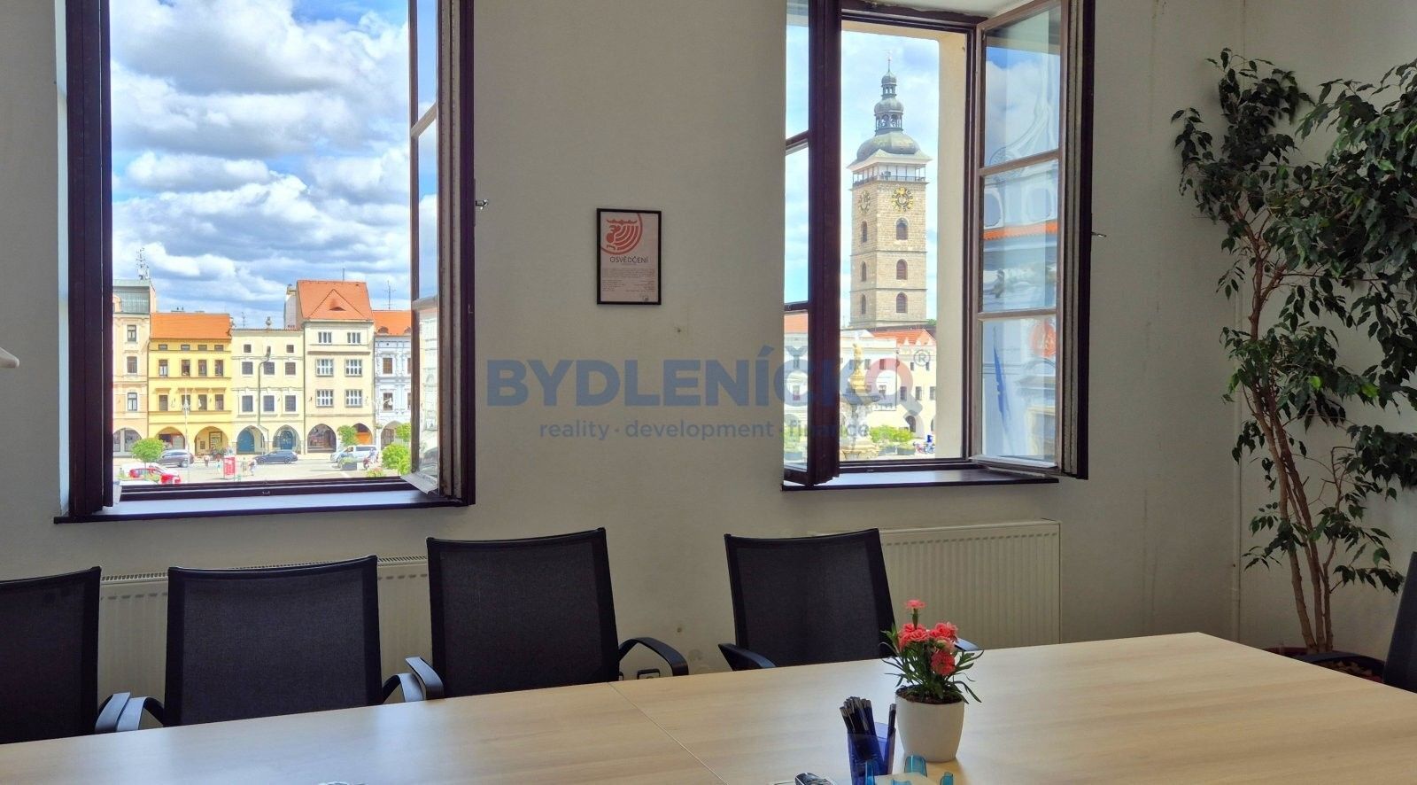 Kanceláře, nám. Přemysla Otakara II., České Budějovice, 39 m²