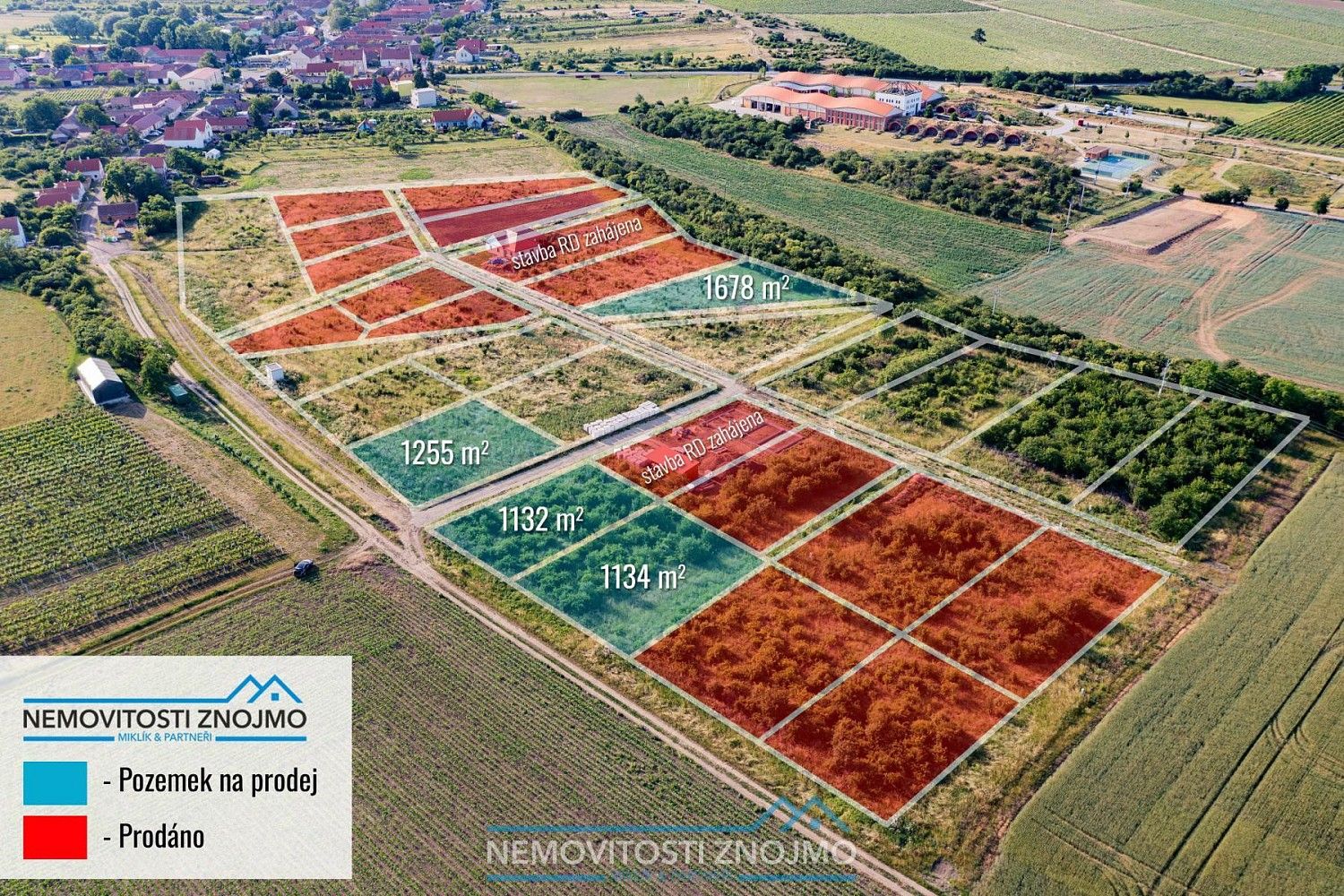 Pozemky pro bydlení, Havraníky, okres Znojmo, Jihomoravský kraj - 1