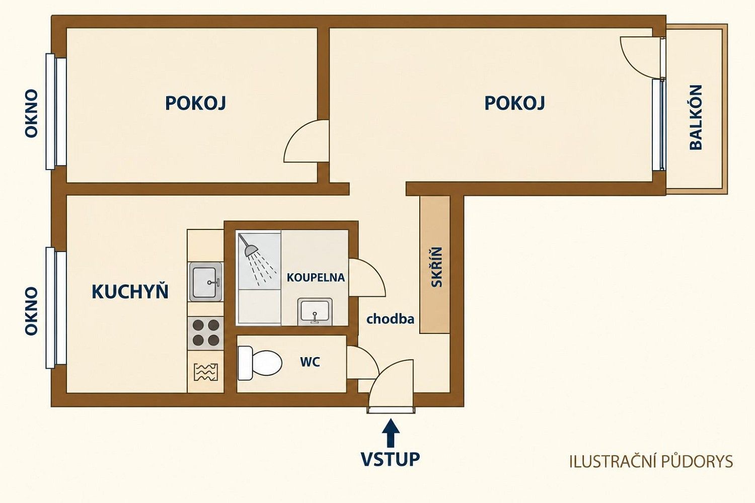 Byt 2+1 · 52 m² · Žilinská, Ostrava - Poruba - 4