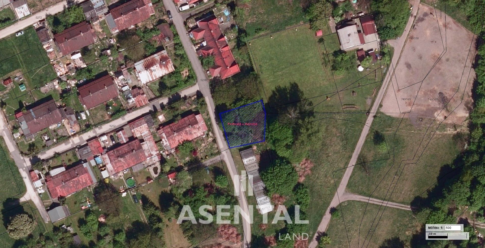 Pozemky pro bydlení, Josefa Holuba, Petřvald