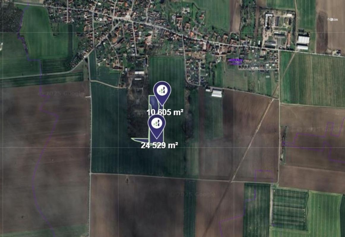 Prodej pozemek - Ostřešany, 35 134 m²