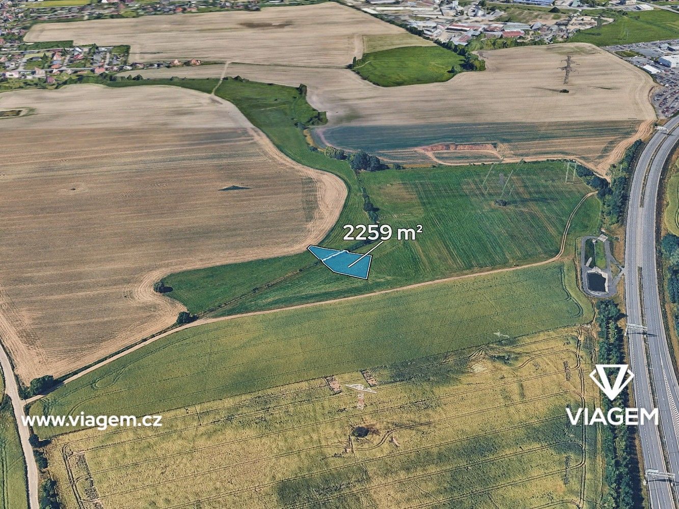 Zemědělský pozemek, 1 255 m²