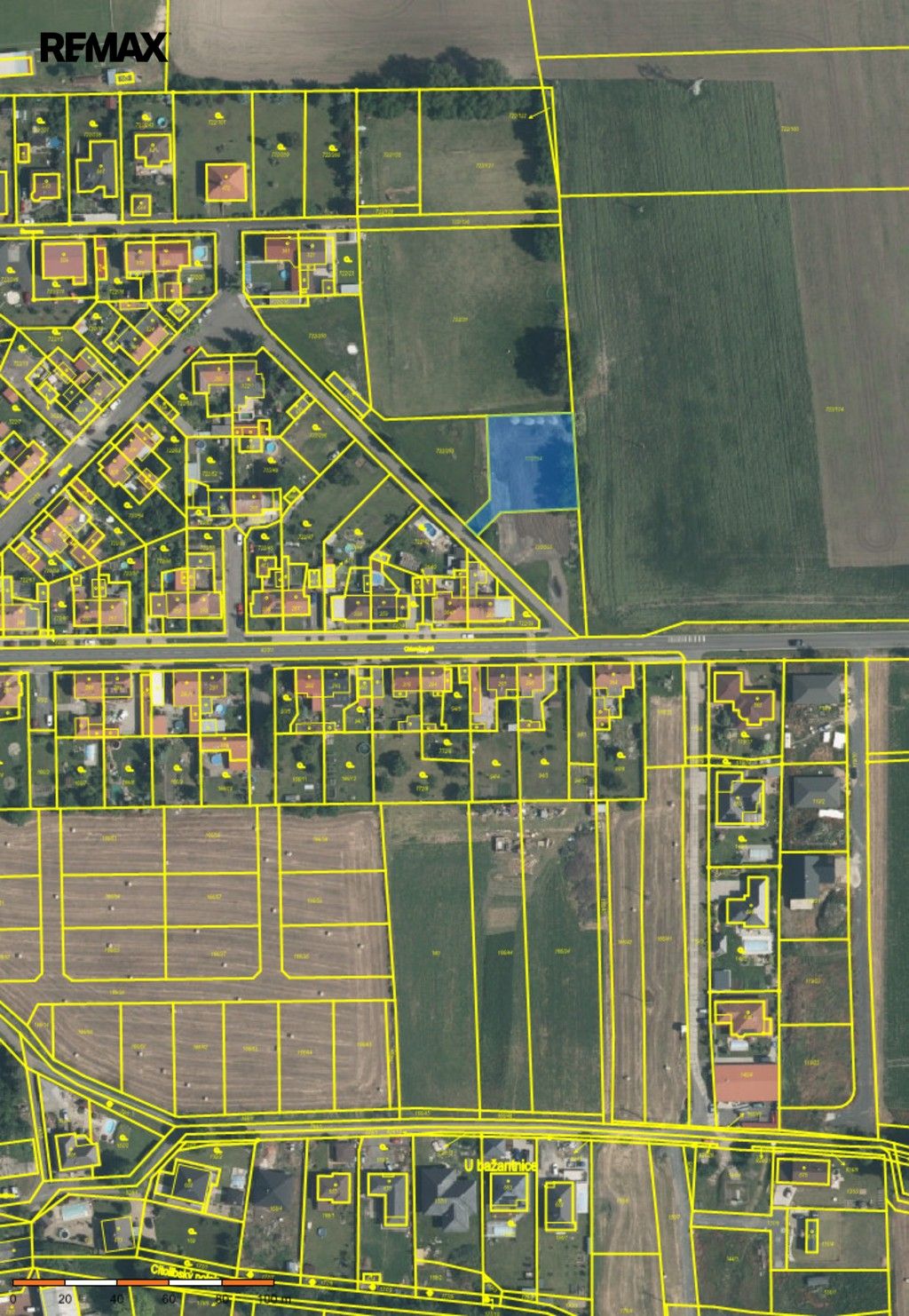 Prodej pozemek pro bydlení - Cítoliby, 1 298 m² - 5