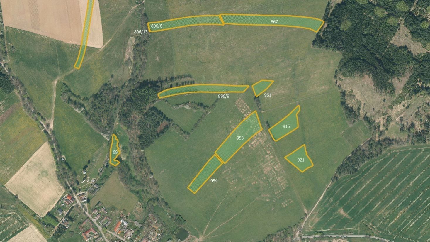 Zemědělské pozemky, Mlýny