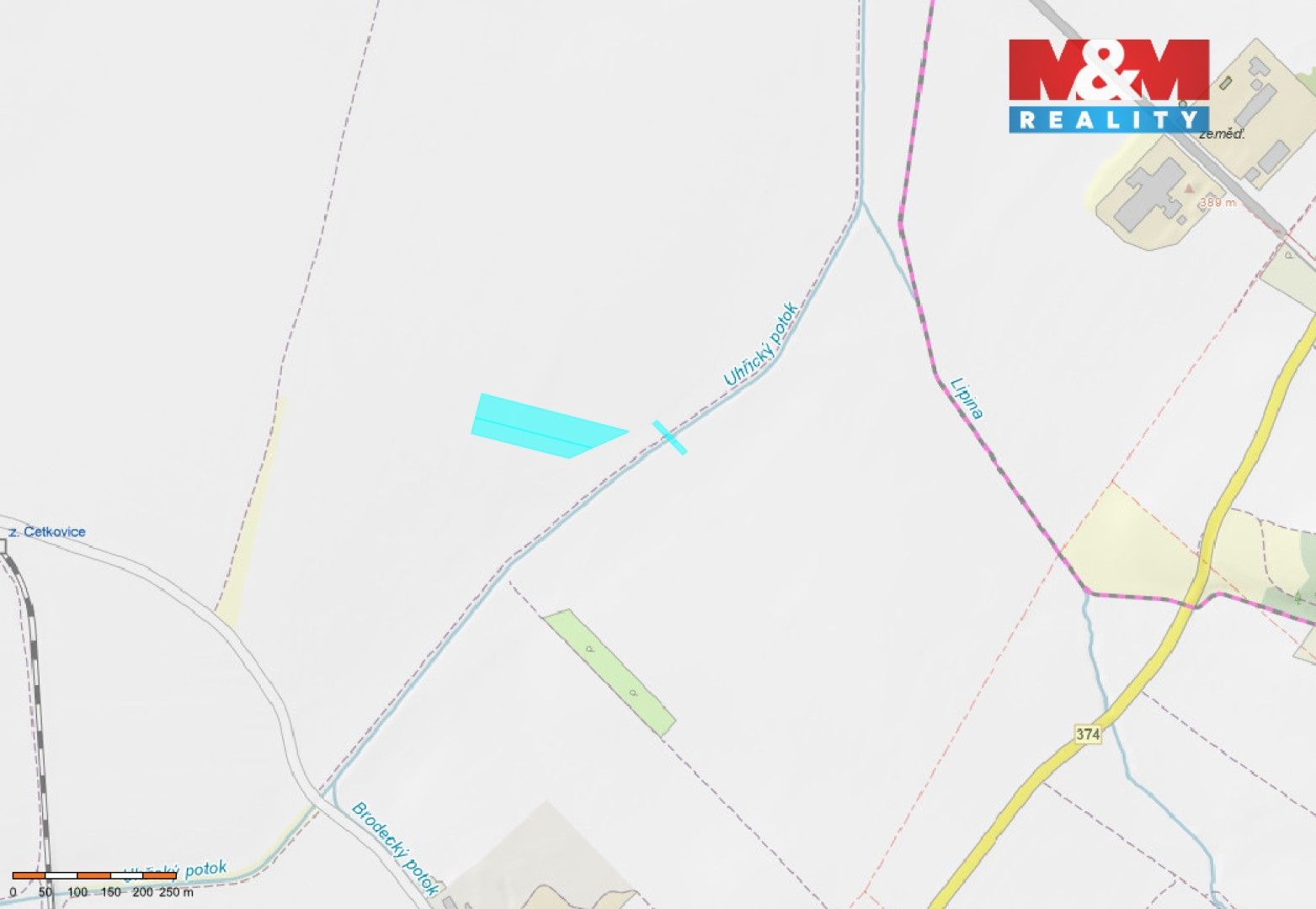 Prodej zemědělský pozemek - Cetkovice