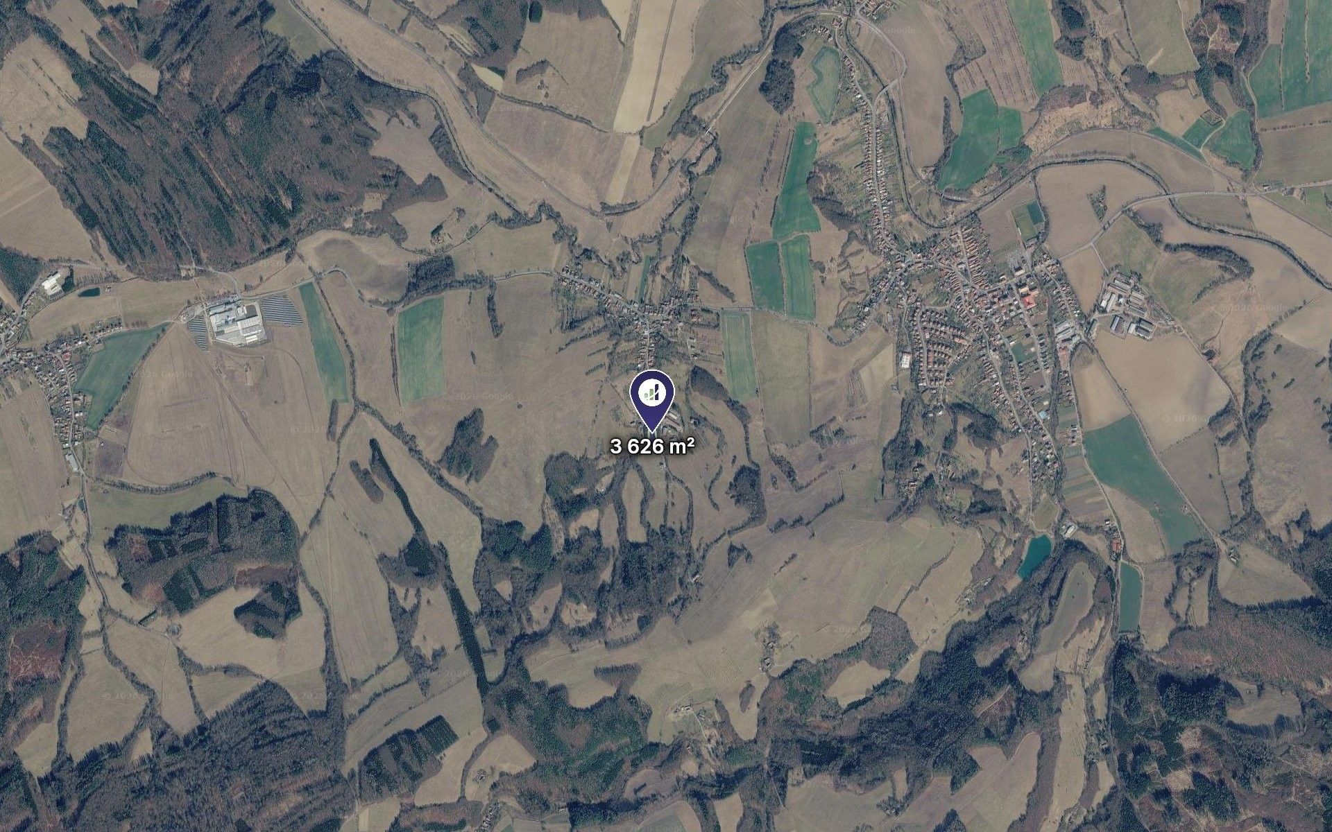 Pozemky pro bydlení, Jestřabí, 1 813 m² - 2