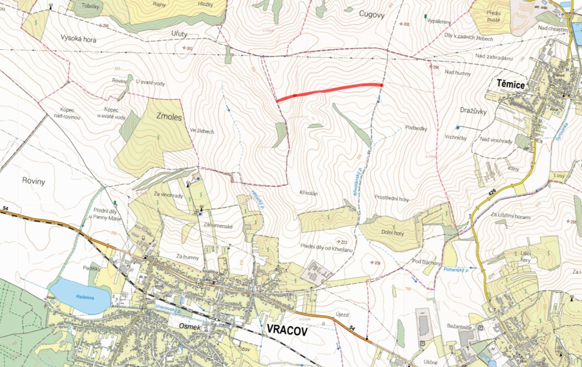 Zemědělské pozemky, Vracov - 2