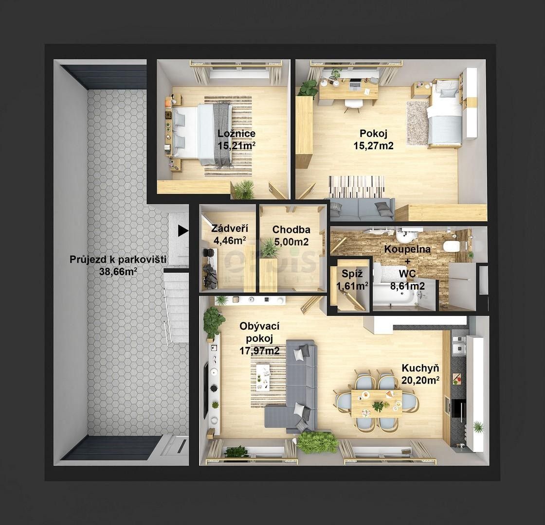 Byt 3+kk · 102 m² · Čsl. armády, Nové Strašecí - 3