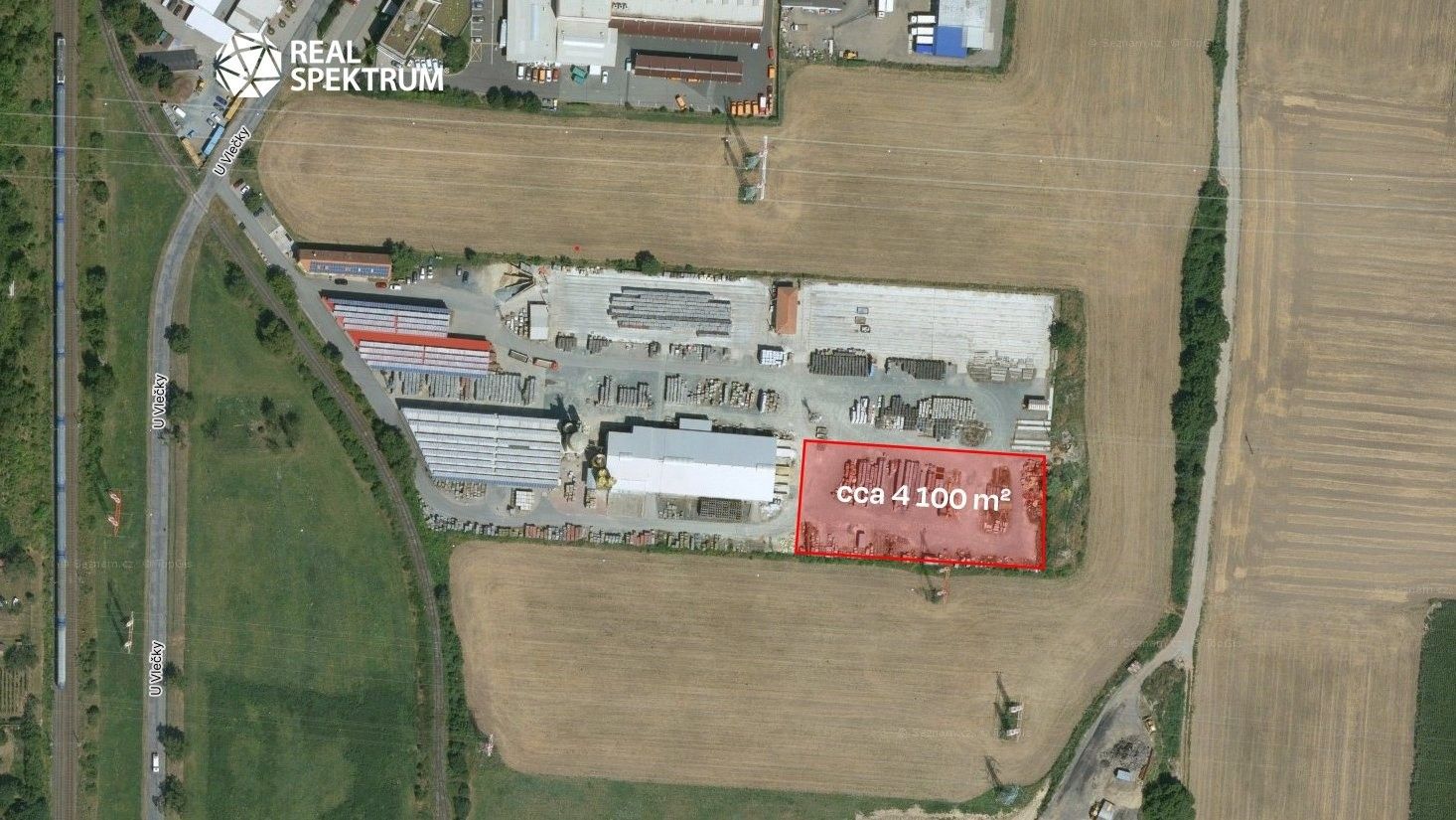 Komerční pozemky, U Vlečky, Modřice, 4 100 m²