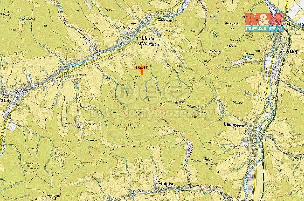 Prodej les - Lhota u Vsetína, okres Vsetín, Zlínský kraj - 2