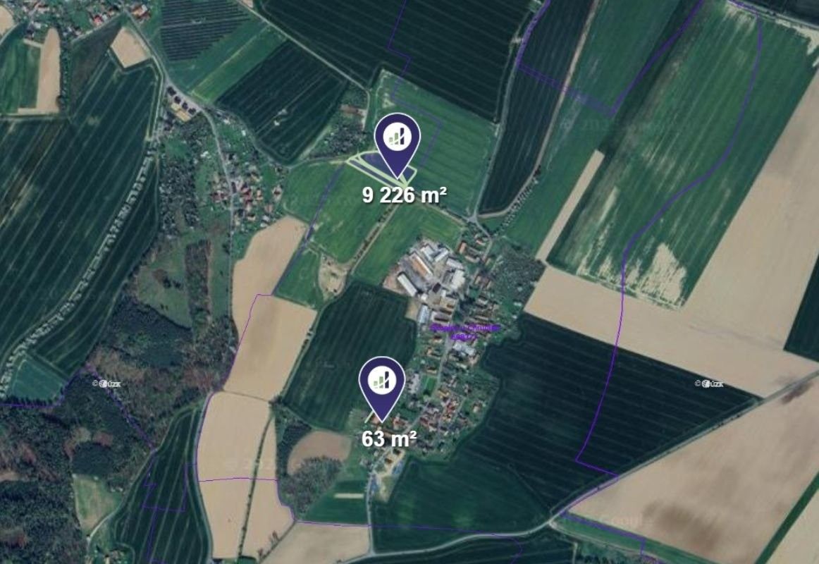 Prodej zemědělský pozemek - Morašice, 9 289 m²