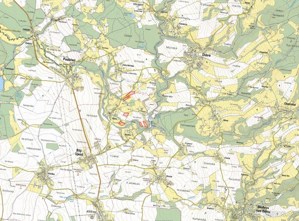 Prodej pozemek pro bydlení - Dobruška, 518 01