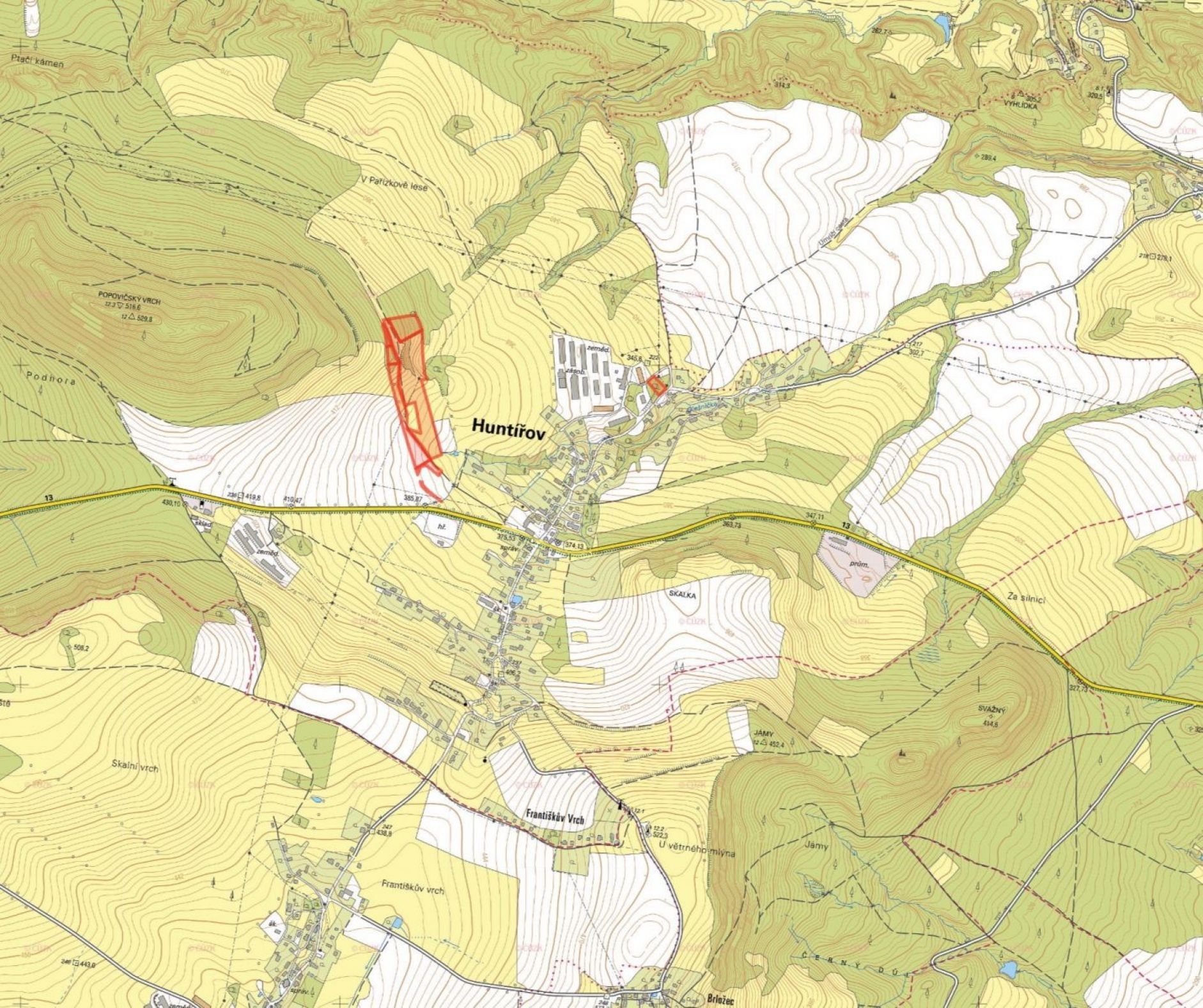 Prodej louka - Huntířov