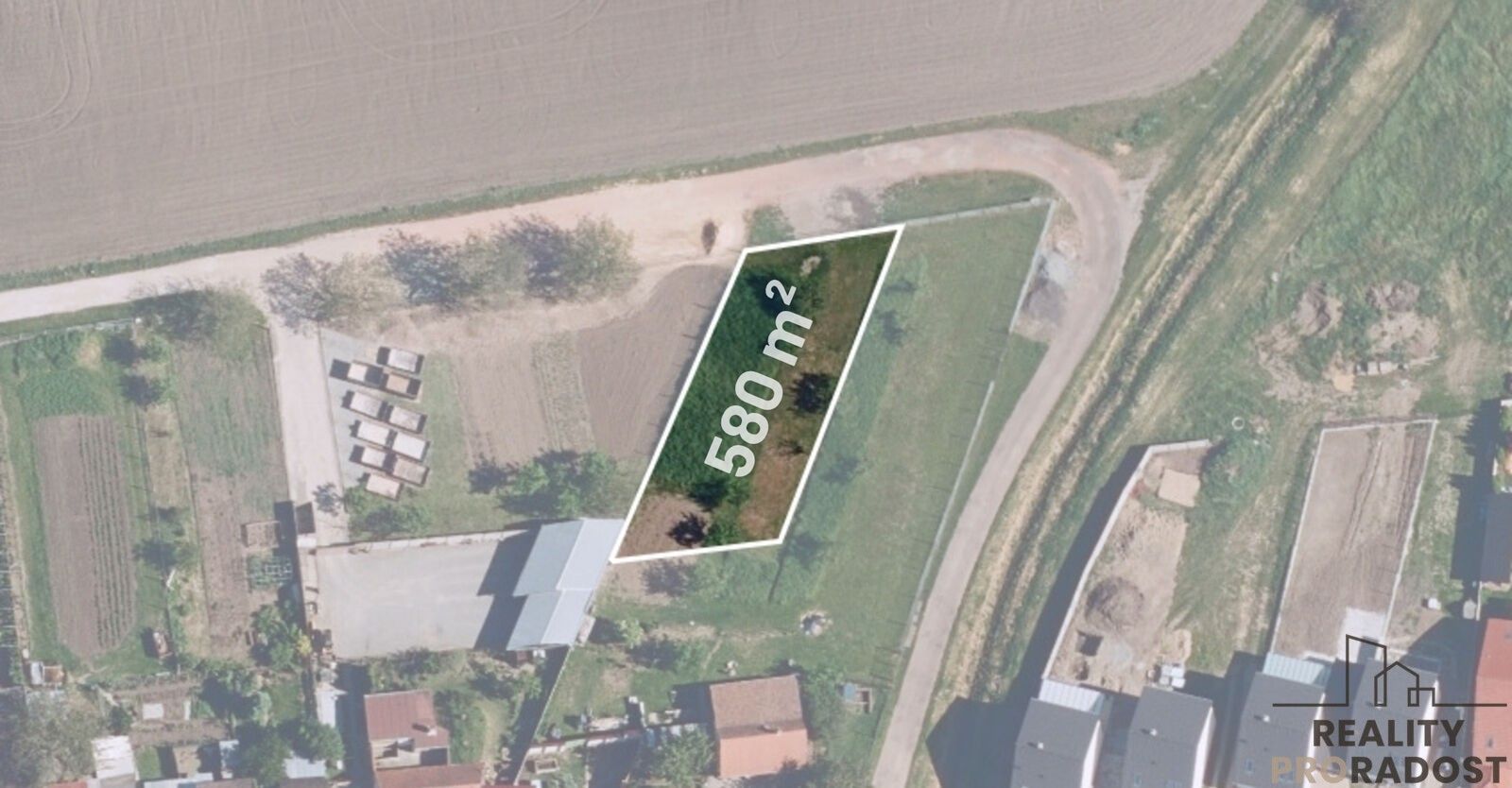Pozemky pro bydlení, Velké Němčice, 580 m² - 1