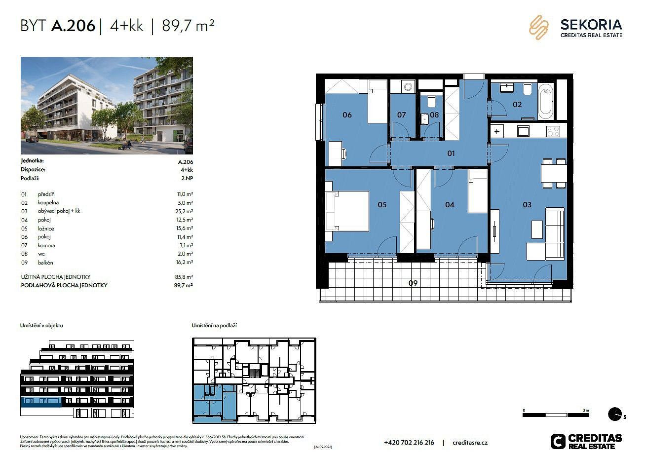 Prodej byt 4+kk - Brno - Královo Pole, 86 m² - 5